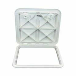 BLA Hatches And Vents Europa Square Access Hatch 380mm X 380mm White