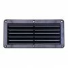 Hatches And Vents BLA 260x125mm Black Plastic Rectangular Louvre Vent