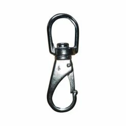Rigging Blueline Stainless Snap Hook Swivel Eye 85mm