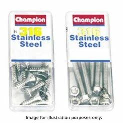Fasteners Champion Hex Screw Set 3/8 X 1 1/2