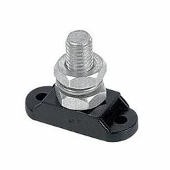 Marine Electrical BEP Single Insulated 10mm Stud Black