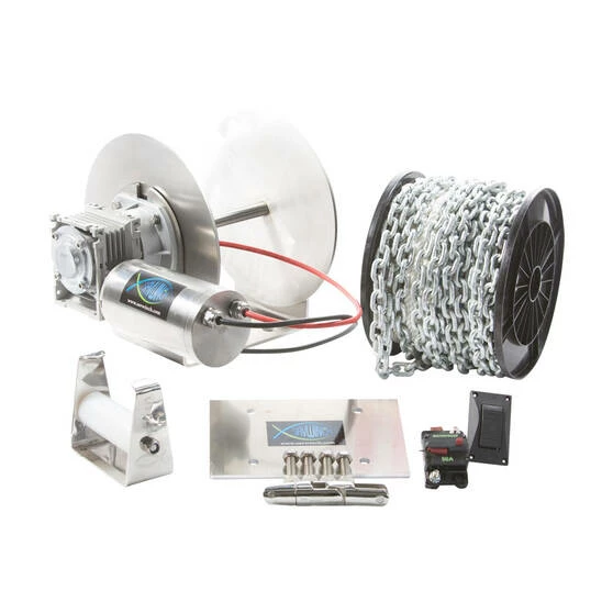 Anchors And Accessories Savwinch Signature 880-SS Drum Winch Kit 3 Anchors And Accessories Savwinch Signature 880-SS Drum Winch Kit