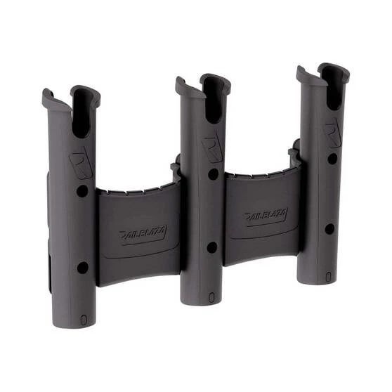 Rod Holders RAILBLAZA Rodstow Triple With Caddy Black 3 Rod Holders RAILBLAZA Rodstow Triple With Caddy Black